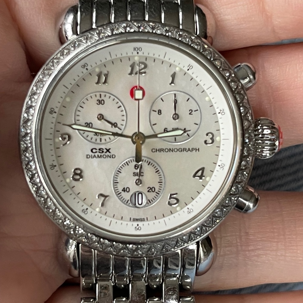 Michele CSX Diamond 36mm Women's Watch